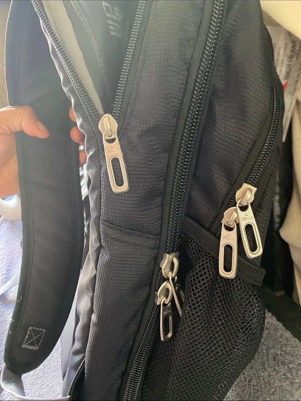 High Sierra Black & Gray Latham & Watkins Logo Backpack